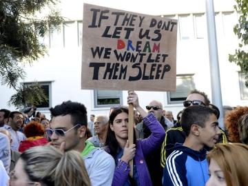 Manifestaciones en Chipre contra los ajustes