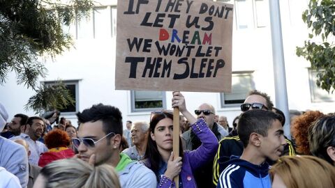 Manifestaciones en Chipre contra los ajustes