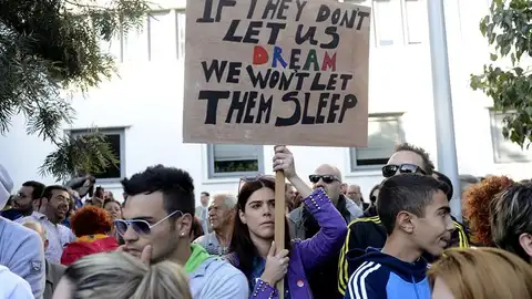Manifestaciones en Chipre contra los ajustes Manifestaciones en Chipre contra los ajustes