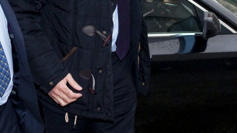 Ortega Cano, a su llegada a los juzgados