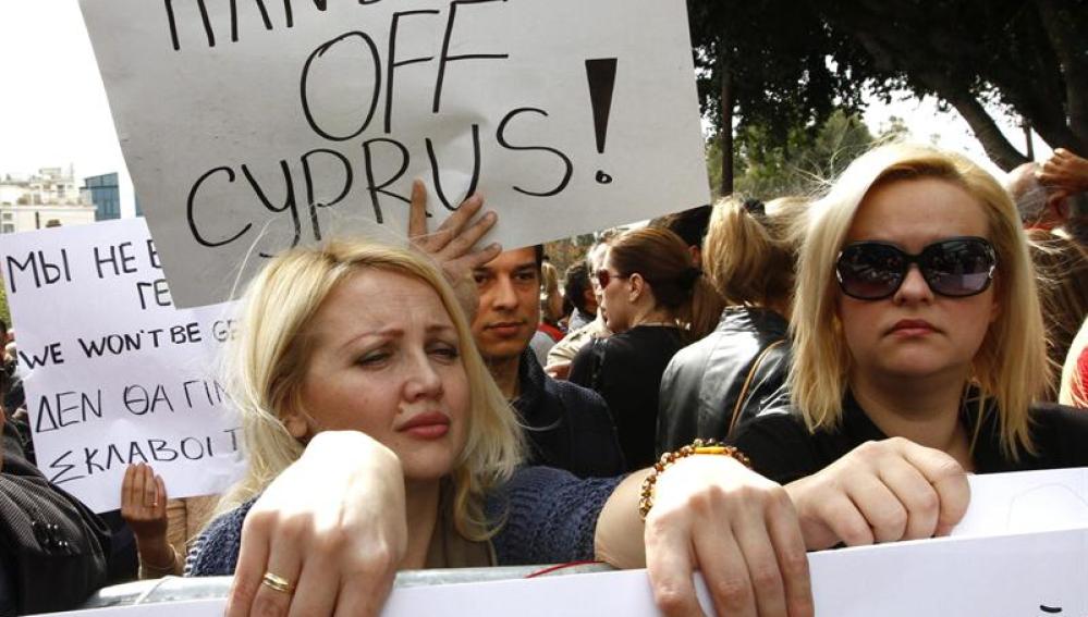 Manifestaciones en Chipre