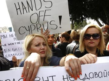 Manifestaciones en Chipre