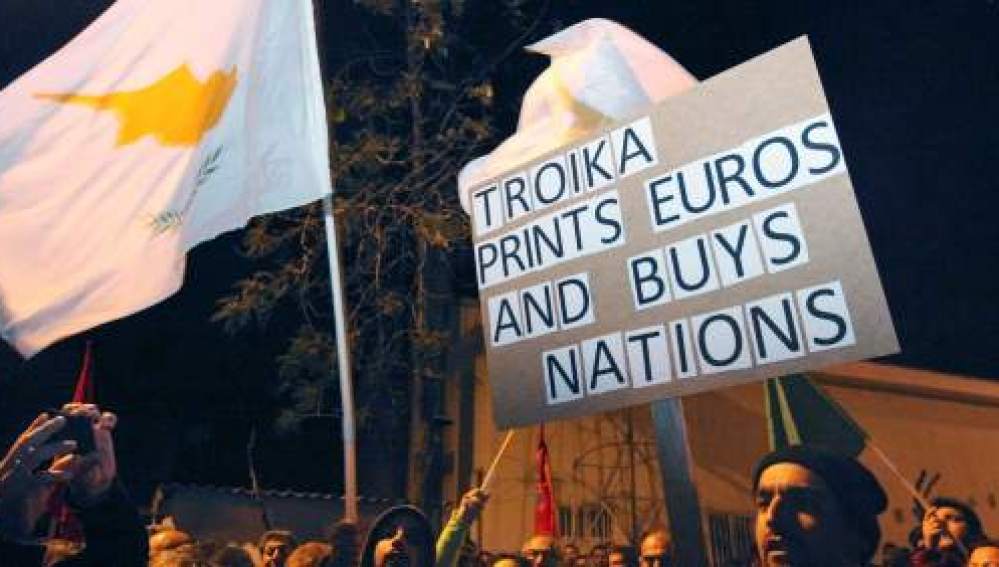 Protestas en Chipre