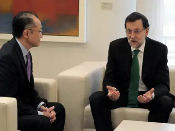 Rajoy recibe al presidente del Banco Mundial Rajoy recibe al presidente del Banco Mundial