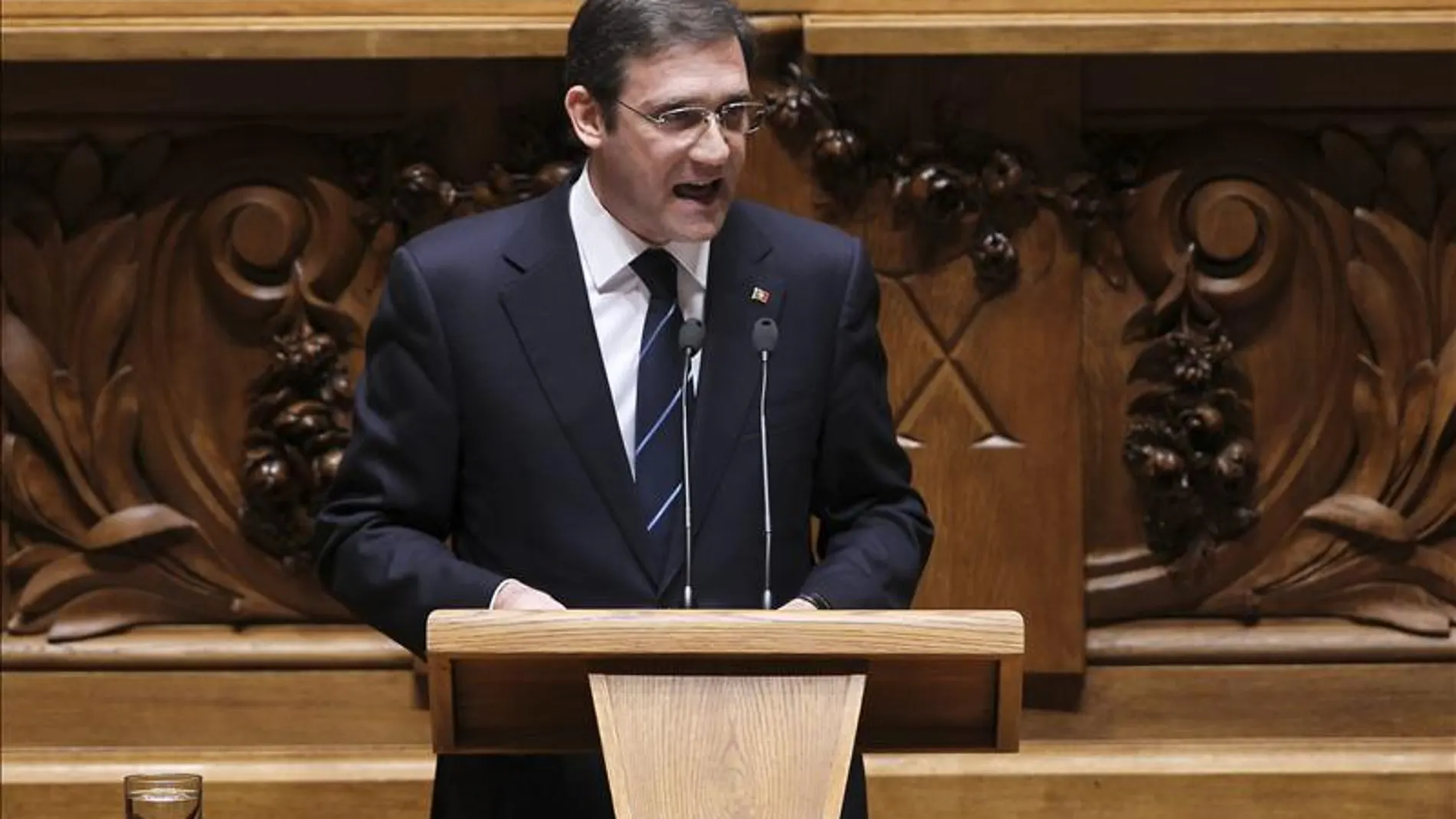 El primer ministro luso, Pedro Passos Coelho El primer ministro luso, Pedro Passos Coelho