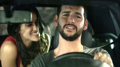 Vera se cuela en el coche de Nacho
