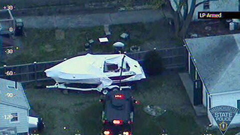 La barca donde permaneci&oacute; oculto el segundo sospechosos de Boston