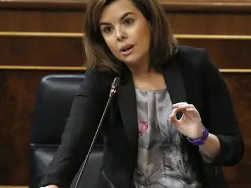 Soraya Sáenz de Santamaría, en el Congreso Soraya Sáenz de Santamaría, en el Congreso