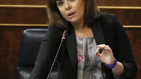 Soraya Sáenz de Santamaría, en el Congreso Soraya Sáenz de Santamaría, en el Congreso