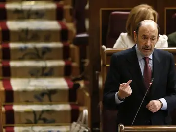 Rubalcaba, en el Congreso de los Diputados Rubalcaba, en el Congreso de los Diputados