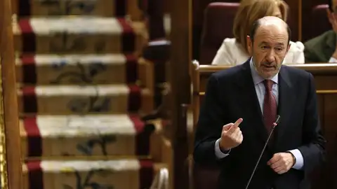 Rubalcaba, en el Congreso de los Diputados Rubalcaba, en el Congreso de los Diputados