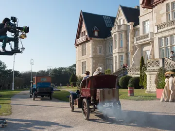 La llegada de los recién casados La llegada de los recién casados