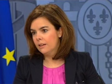 Soraya en rueda de prensa