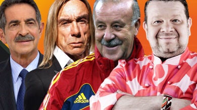 Iggy Pop, Revilla, Alberto Chicote y Vicente del Bosque en El Hormiguero