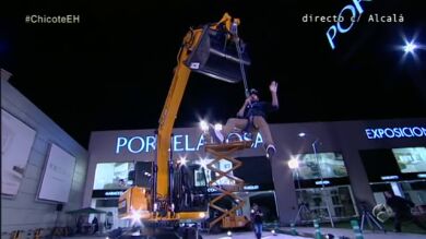 El tío vivo con lanzapelotas