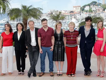 El reparto al completo de 'Un château en Italie' El reparto al completo de 'Un château en Italie'