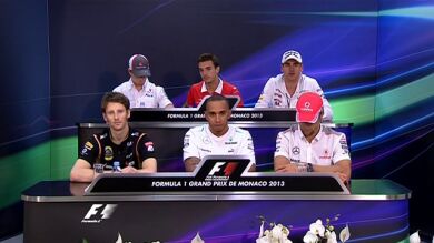 Rueda de prensa de la FIA en Mónaco
