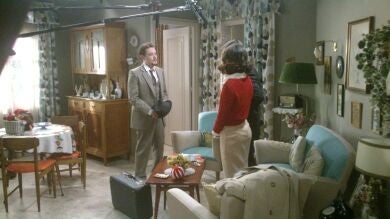 En pleno set de rodaje