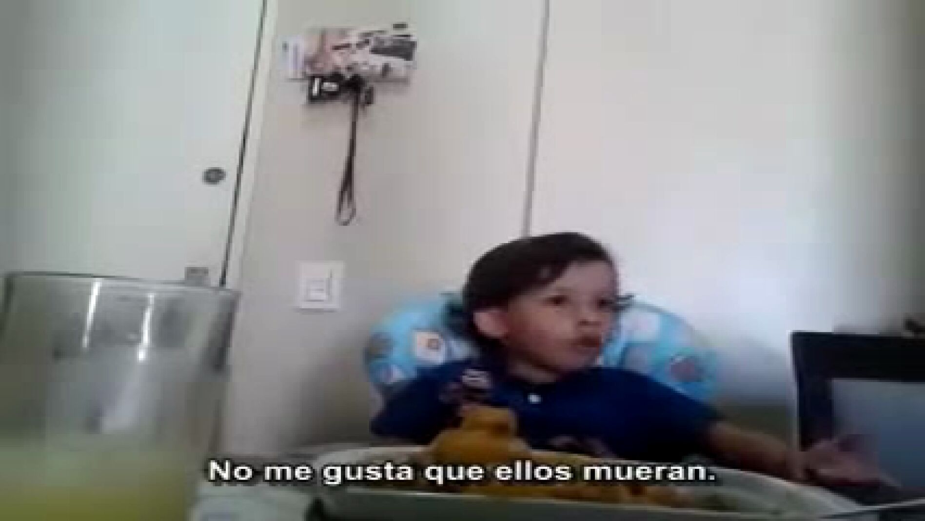 Un niño explica a su madre por qué no quiere comer animales y esta llora de la emoción