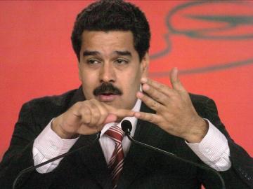 Maduro en un acto público