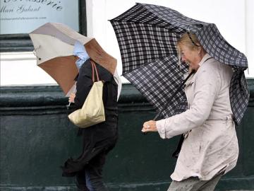 Vientos y lluvias en toda la península