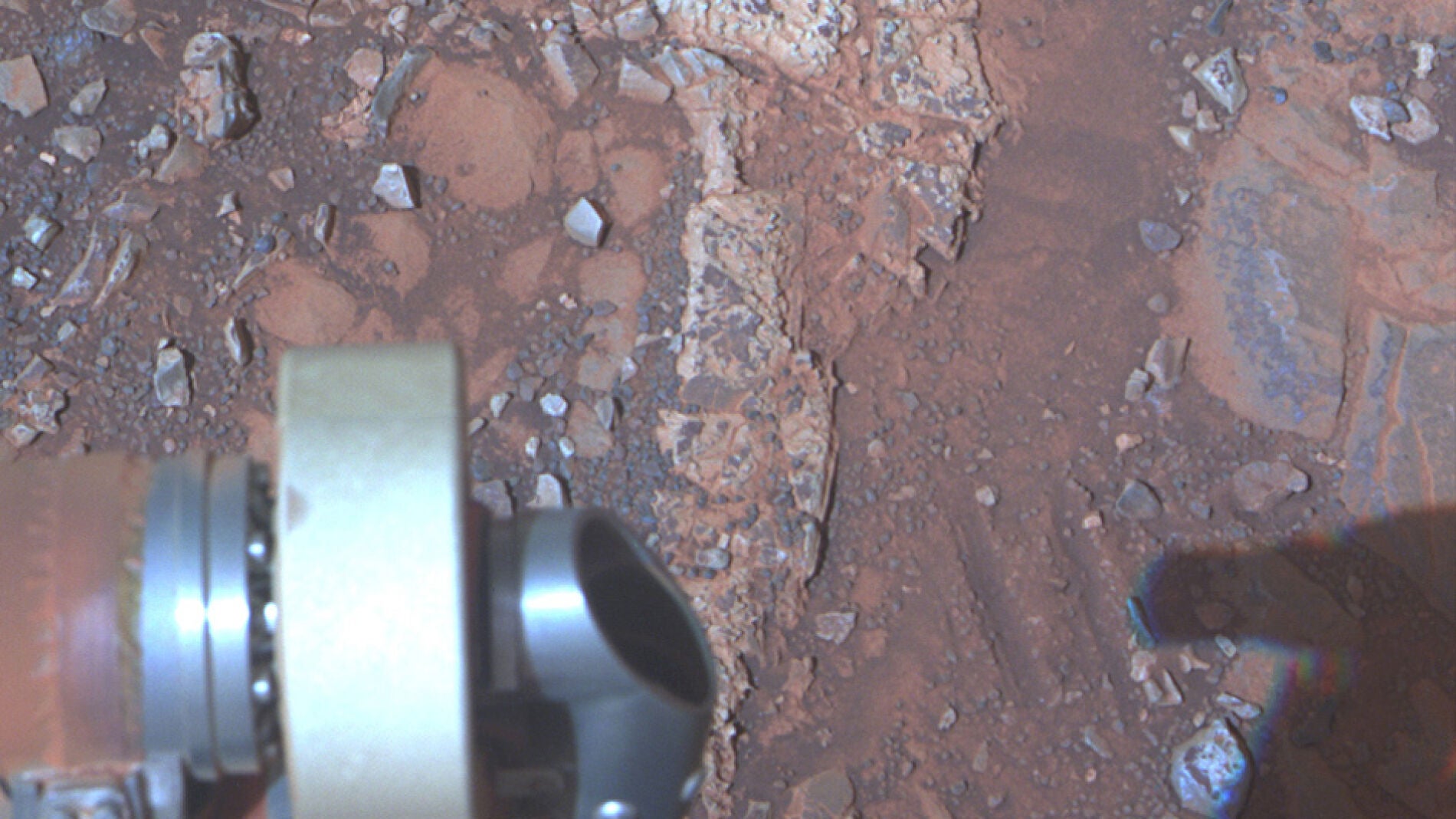 La roca 'Esperance', captada por el rover Opportunity