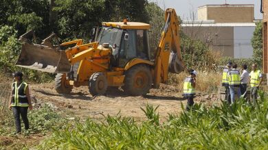 La Policía concluye en la finca señalada por Carcaño el rastreo con el georradar