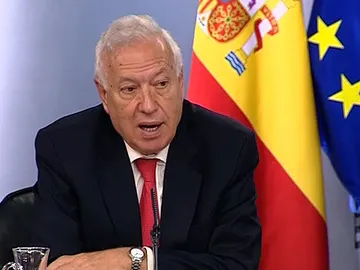García- Margallo, en la rueda de prensa del Consejo de Ministros García- Margallo, en la rueda de prensa del Consejo de Ministros