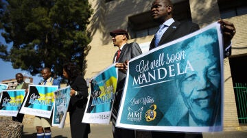 Mensajes de apoyo a Mandela