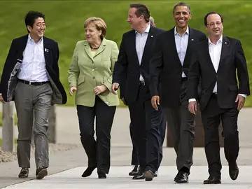 Los líderes del G8 Los líderes del G8