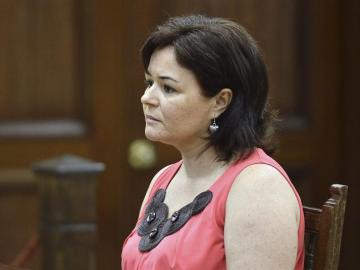 Ruth Ortiz, durante el juicio