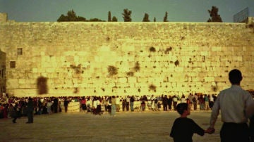 Muro de las lamentaciones de Jerusalén.