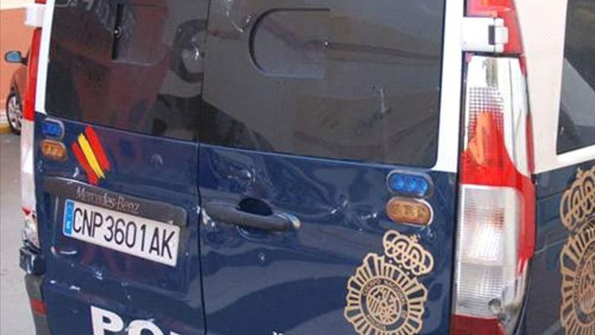 Furg&oacute;n de la Polic&iacute;a Nacional.