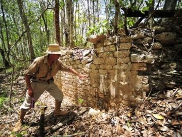 Descubren una ciudad perdida maya