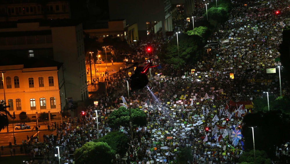 Protestas en Brasil