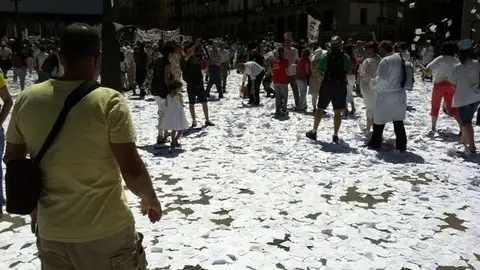 Marea blanca en Madrid contra la privatización sanitaria Marea blanca en Madrid contra la privatización sanitaria