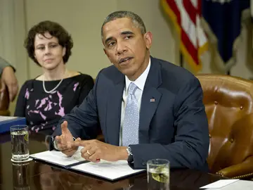 Barack Obama habla ante los medios Barack Obama habla ante los medios