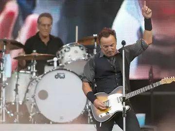 Springsteen durante un concierto Springsteen durante un concierto