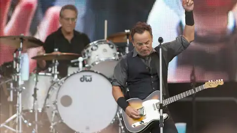 Springsteen durante un concierto Springsteen durante un concierto