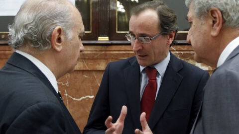 Alfonso Alonso, Jes&uacute;s Posada y Jorge Fern&aacute;ndez D&iacute;az