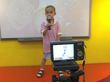 Un ninño chino en un centro especial de educación Un ninño chino en un centro especial de educación