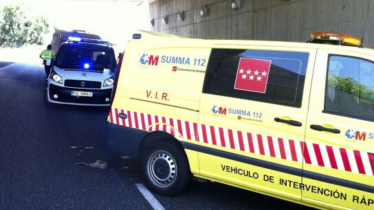 Furg&oacute;n del Servicio de Emergencias de la Comunidad de Madrid 112