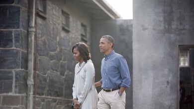 Obama se muestra 