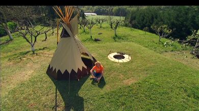 Construcción de un tipi