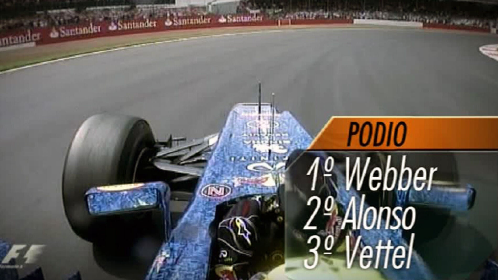 Podio del GP de Gran Breta&ntilde;a 2012