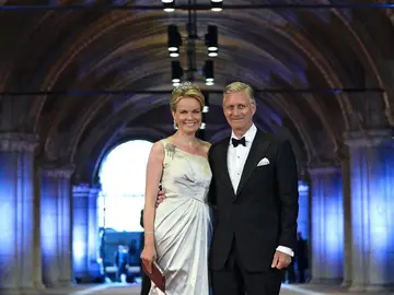 La princesa Matilde y el príncipe Felipe de Bélgica. La princesa Matilde y el príncipe Felipe de Bélgica.