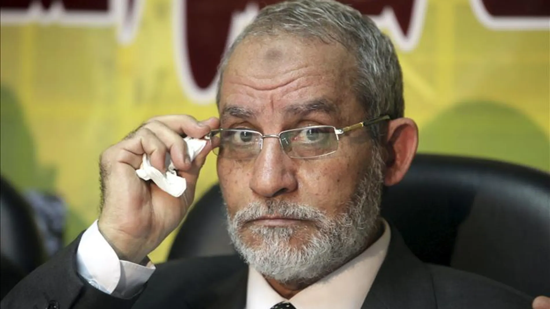 El jefe egipcio del movimiento Hermanos Musulmanes, Mohamed Badia El jefe egipcio del movimiento Hermanos Musulmanes, Mohamed Badia