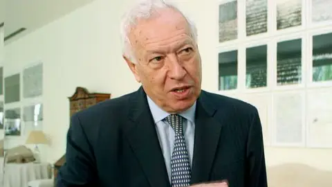 El ministro de Exteriores, José Manuel García Margallo El ministro de Exteriores, José Manuel García Margallo