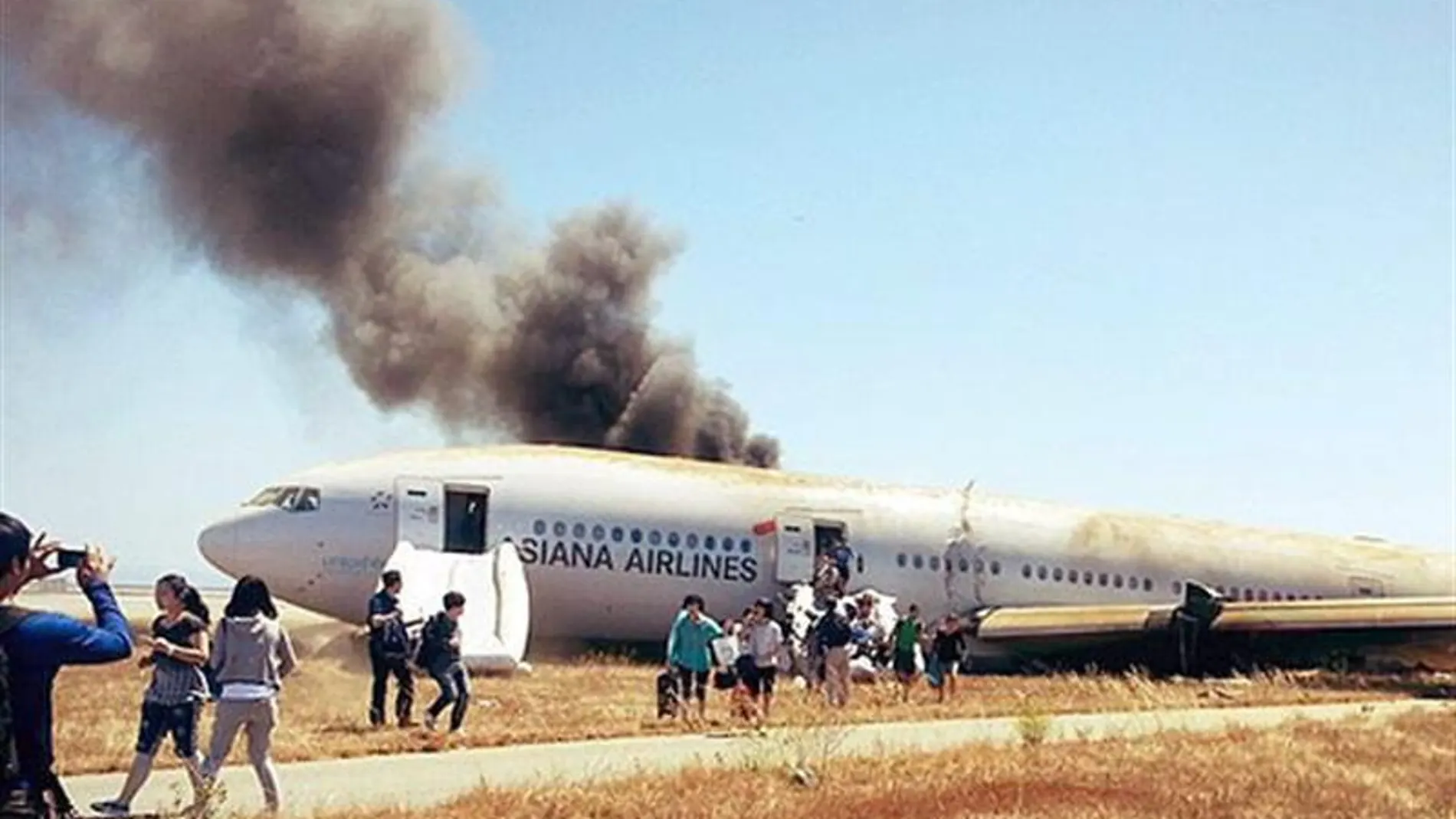Avión accidentado en San Francisco. Avión accidentado en San Francisco.
