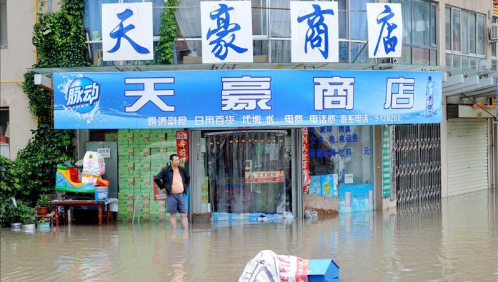 Inundaciones en el centro de China